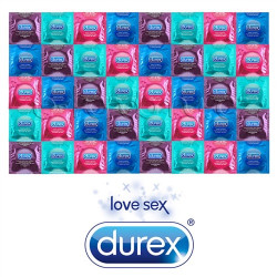 Durex Exclusive Mix balíček - 40 kondómov Durex